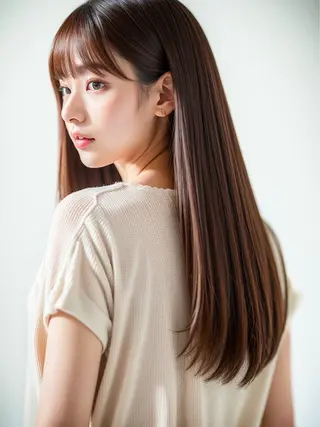 ロング カラー 康本将輝 ♦️髪質改善♦️のヘアスタイル
