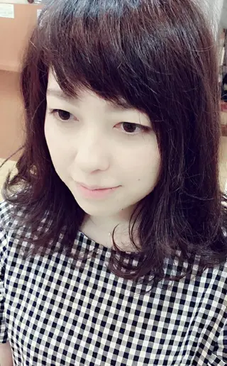 セミロング 湊 ヒロシのヘアスタイル