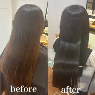 ロング カラー 齋藤 奈美希のヘアスタイル