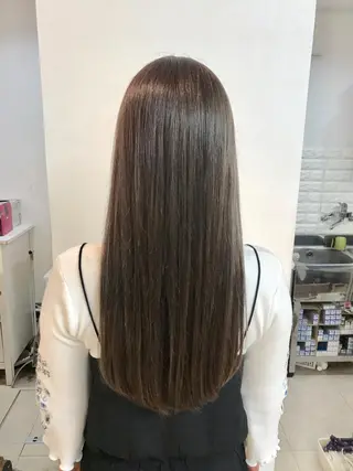 ロング カラー 平田 健一のヘアスタイル