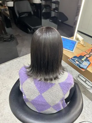 カラー Wカラー┆ブラウン ┆うる艶┆ゆうはのヘアスタイル