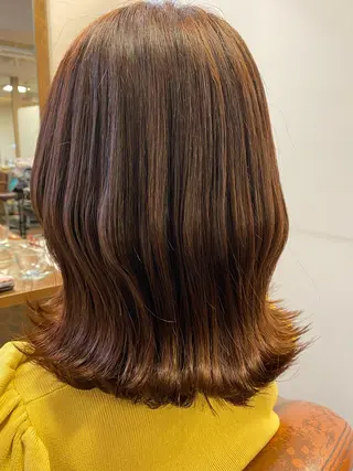 ミディアム カラー liL  hair サトウリョウタのヘアスタイル