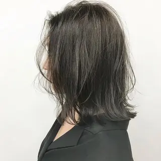 ミディアム カラー ヘアアレンジ マツエク・マツパ 滝島 真帆のヘアスタイル
