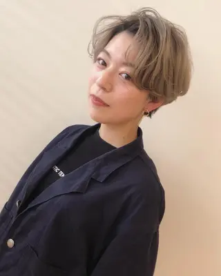 ショート カラー パーマ ヘアアレンジ メンズ キッズ ネイル マツエク・マツパ 圧倒的なクォリティ✨ waku 岡崎店のヘアスタイル