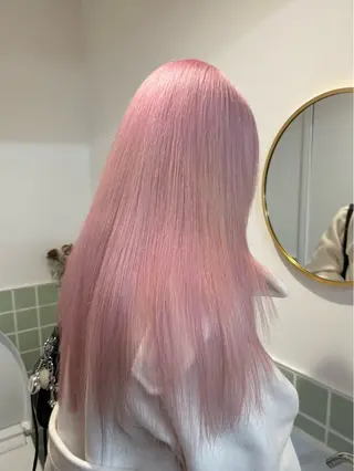 ロング カラー ブリーチ　ハイトーン 特化🌈フジタハルキのヘアスタイル