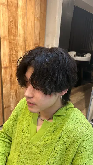 カラー メンズ 青木 星翔のヘアスタイル