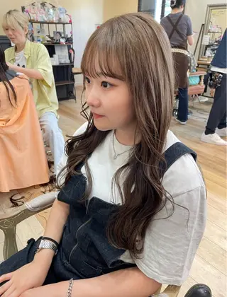 ロング カラー 松尾 遥花のヘアスタイル