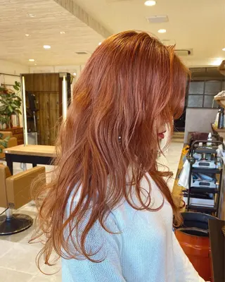 ロング ミウ☆ ブリーチダブルカラーのヘアスタイル