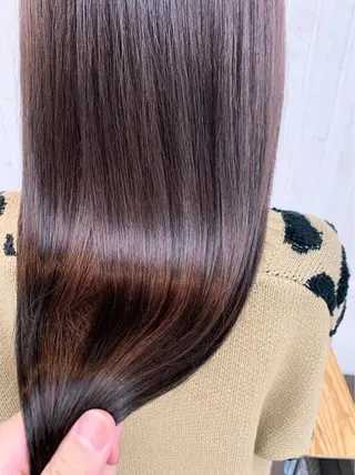 ロング カラー 縮毛矯正×髪質改善 店長　DAITOのヘアスタイル
