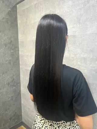 ロング カラー 紫音 cutwells郡山のヘアスタイル
