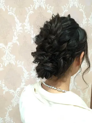 ヘアアレンジ ブリーチ/ハイトーン 天童市/SERINAのヘアスタイル