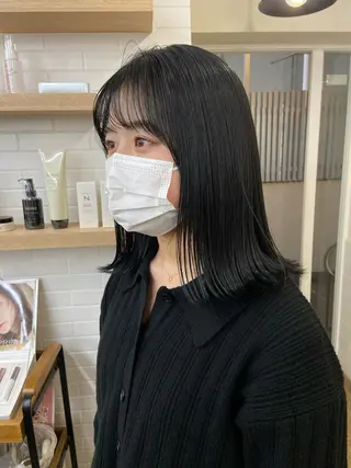 ミディアム カラー ダブルカラー 🌙chinariのヘアスタイル