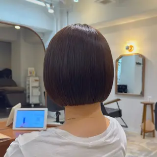ショート レイヤーカット 縮毛矯正 高杉颯汰のヘアスタイル