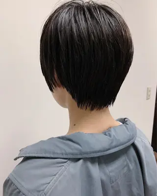 ショート 丹羽大喜 縮毛矯正/美髪矯正のヘアスタイル