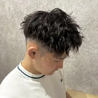 パーマ メンズ 池田 一輝のヘアスタイル