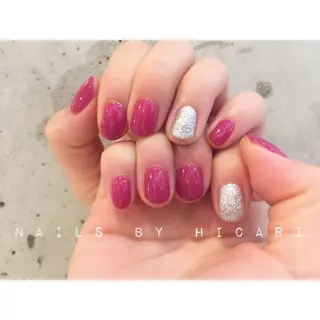 ショート パーマ ネイル マツエク・マツパ illum hicariのネイルデザイン