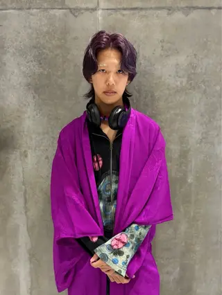 カラー メンズ 篠江 廉のヘアスタイル