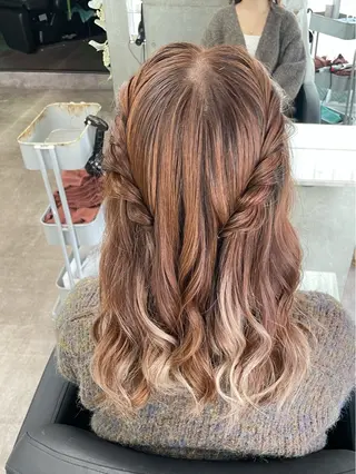 ヘアアレンジ 速水 ゆきののヘアスタイル
