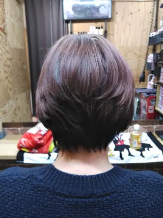 ショート カラー 深夜&早朝の髪質改善 とヘッドスパ／髙橋のヘアスタイル