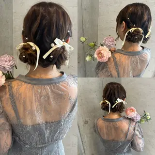 ロング ヘアアレンジ 美髪× ヘアセット✨Araiのヘアスタイル