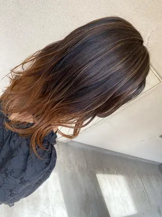 セミロング カラー LILIS hair designのヘアスタイル