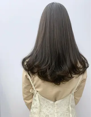 セミロング カラー 縮毛矯正×髪質改善 店長　DAITOのヘアスタイル