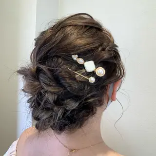 ロング ヘアアレンジ サソウ ユリエ🥥のヘアスタイル