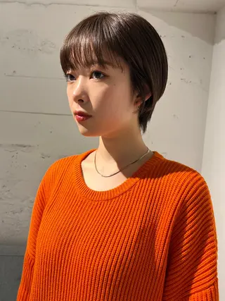 ショート 峯田 優花のヘアスタイル