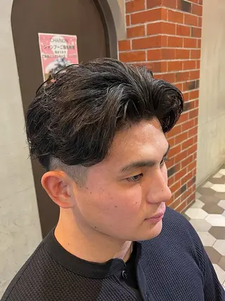 ショート パーマ メンズ 梅田/メンズ専門 /加地光尊のヘアスタイル