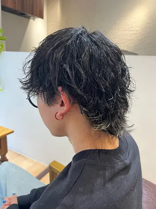 ショート パーマ メンズ 🧡透明感/艶髪🧡 正木 亨🍊のヘアスタイル
