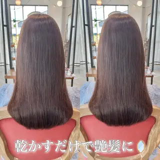 セミロング パーマ 髪質改善特化 谷口祐綺のヘアスタイル