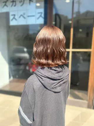 ミディアム カラー ヘアアレンジ 🤍 minaのヘアスタイル