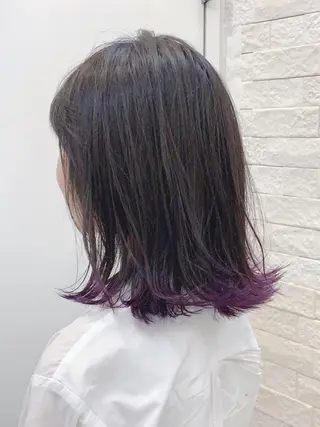 ミディアム カラー Real me 鈴木のヘアスタイル