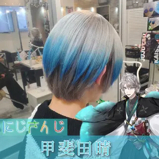 カラー ショート 派手髪/ハイトーン/ エクステ✨ユウキのヘアスタイル