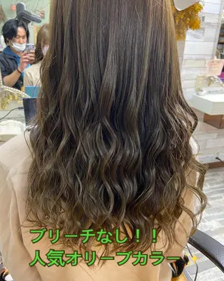 ロング カラー 大坪 拓斗のヘアスタイル