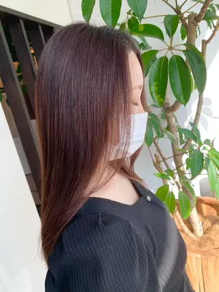 セミロング yoshihara yuukiのヘアスタイル