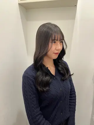 ロング カラー sena⌇ベージュ⌇ ブリーチなしWカラーのヘアスタイル