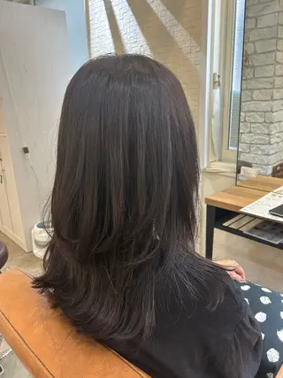 ミディアム コヤナギ ラムのヘアスタイル