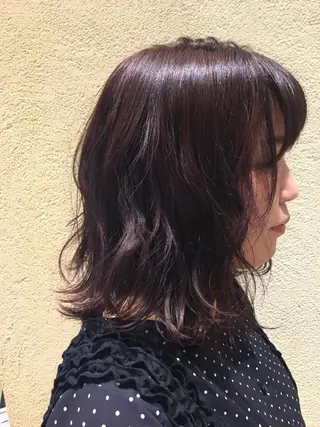 ミディアム 韓国ヘアならお任せ！ 小辻李菜💕のヘアスタイル