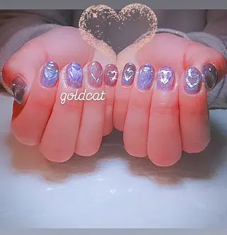 ネイル salon✡ goldcatのネイルデザイン