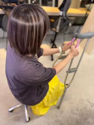 カラー 東 凱斗のヘアスタイル