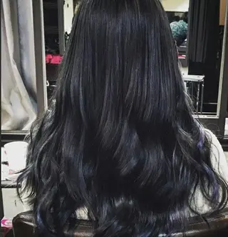 ミディアム セミロング ロング カラー 100%髪質改善特化 TRUNSのヘアスタイル