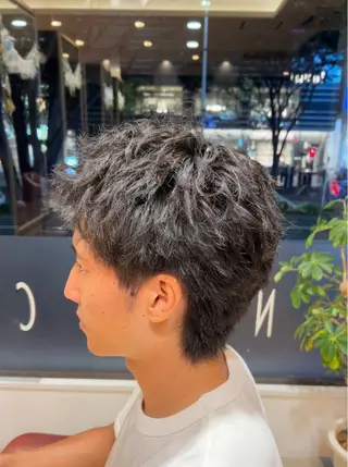 メンズ レナークイスト かめのヘアスタイル