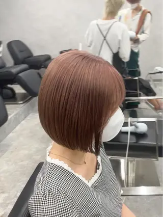 ショート カラー パーマ ヘアアレンジ メンズ キッズ ネイル マツエク・マツパ アイブロウ 大人スタイル 太田のヘアスタイル