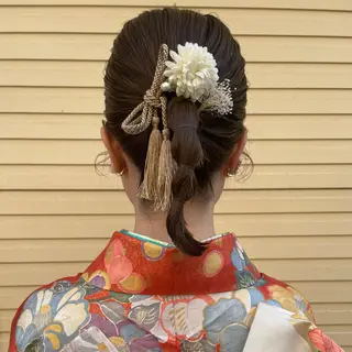 ミディアム ヘアアレンジ ホリケ アオイのヘアスタイル
