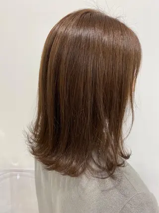 ミディアム カラー 【透明感×レイヤー】 🍃RIKU🍃のヘアスタイル