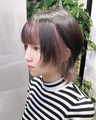 ショート ウルフカット/ ハッシュカット/山路のヘアスタイル