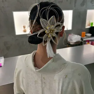 ヘアアレンジ 🦋Misaki🦋 メンズパーマ/着付けのヘアスタイル