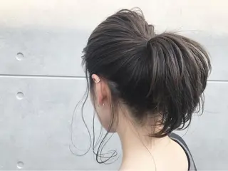 ミディアム 黒神 浩之のヘアスタイル