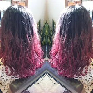 セミロング カラー 青木 茂樹⭐️ 透明感カラーのヘアスタイル